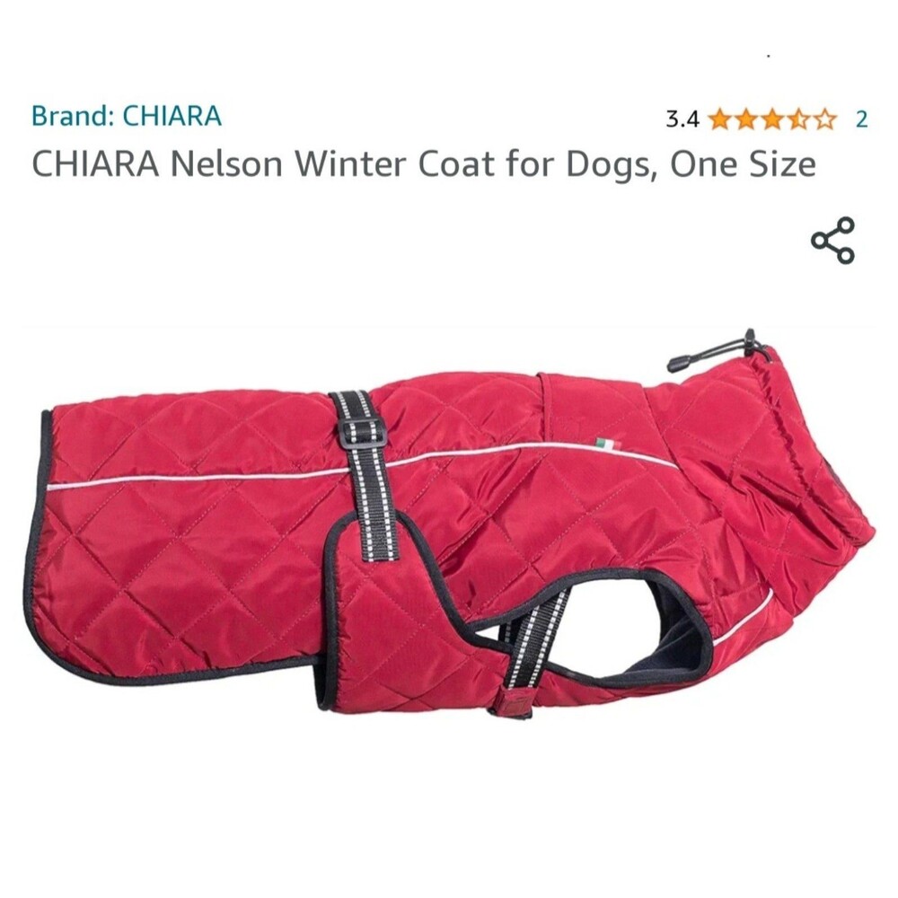 Chaira Nelson Large Winter Coat for Dogs